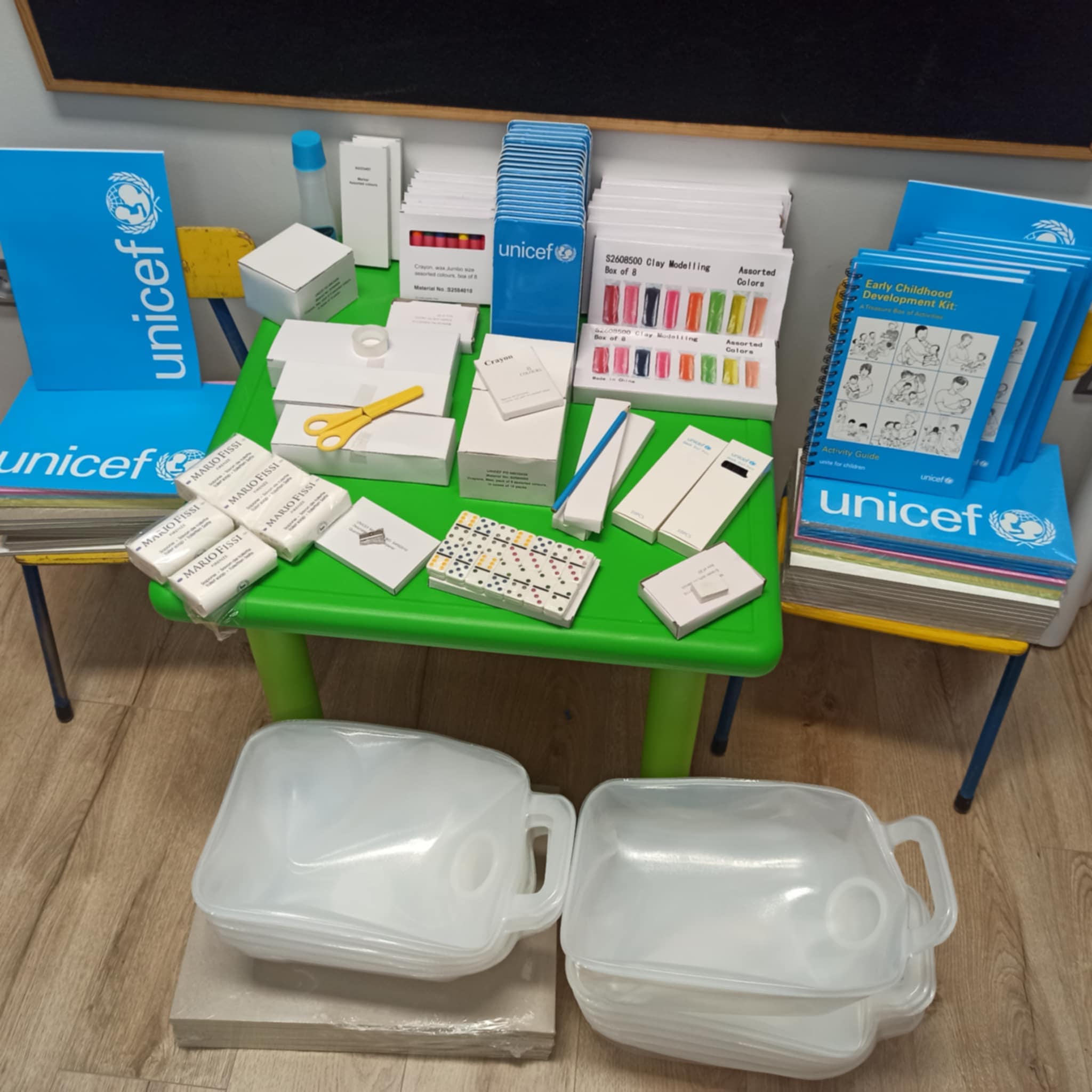 Materiały otrzymane w ramach projektu UNICEF " Przedszkole dostępne dla wszystkich"
