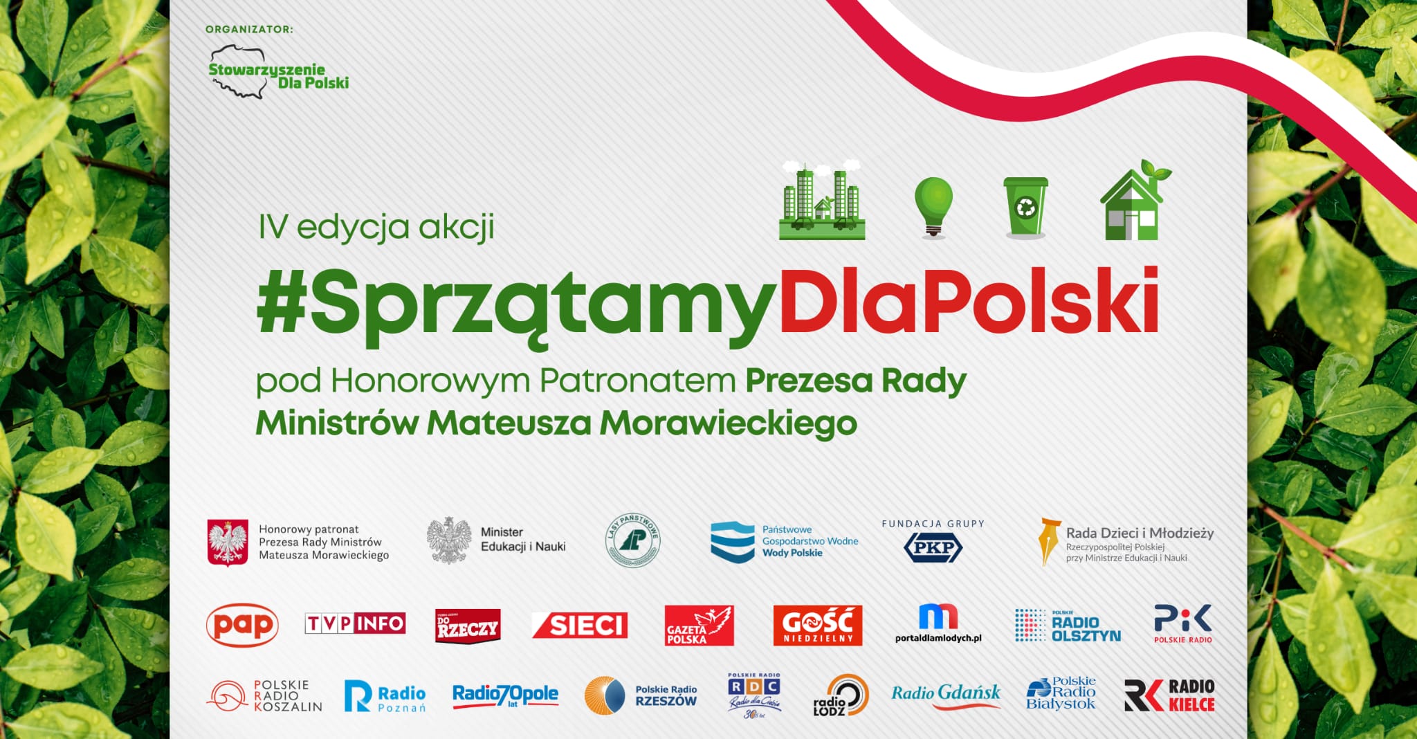 Plakat akcji Sprzątnie dla Polski